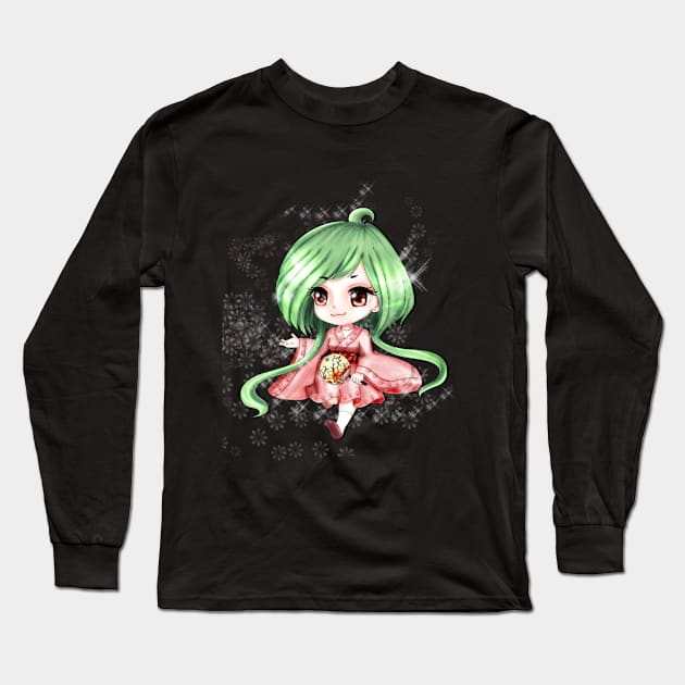 Cute girl Long Sleeve T-Shirt by  Chirido_Bin